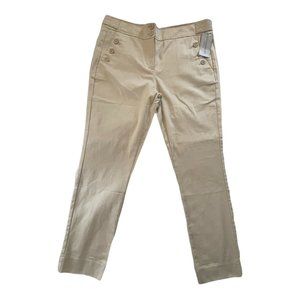 Women’s Ankle Pants Sag Harbor Denim Size 8   Stretch Cotton Tan